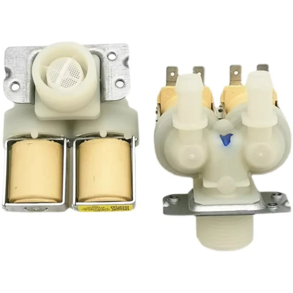 Rolling Drum Washing Machine Water Valve WF1600WCW Electromagnetic Valve WW90H7410EX Compatible with DC62-00024F DC62-00024M Lau