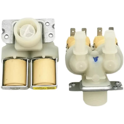 Rolling Drum Washing Machine Water Valve WF1600WCW Electromagnetic Valve WW90H7410EX Compatible with DC62-00024F DC62-00024M Lau