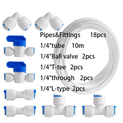 9/18/24/25/29pcs Water purification fittings assembly Coffee machine ice machine water accessories Pipes & Fittings