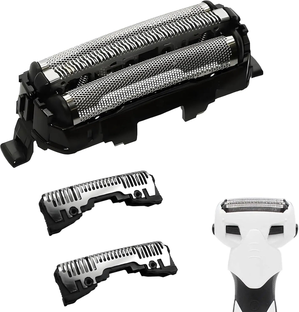 Electric Shaver Heads Compatible with Panasonic Shaver Replacement Foil and Blade Cutter Head for Panasonic ES-CST2Q,CST2S,ST21,CST2R