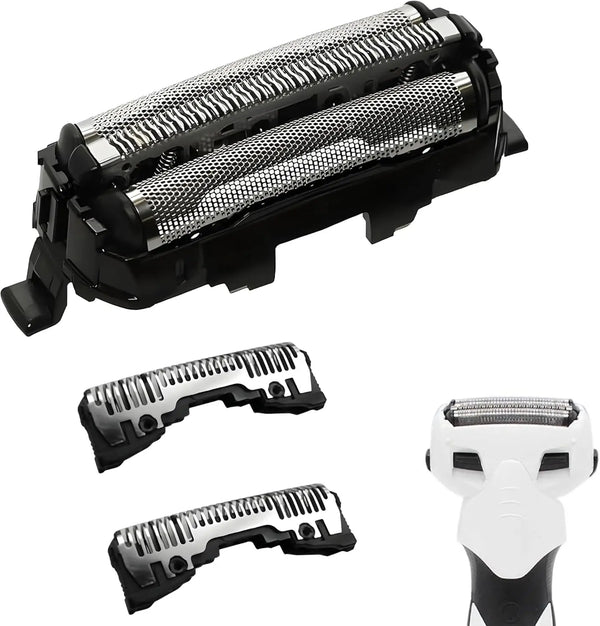 Electric Shaver Heads Compatible with Panasonic Shaver Replacement Foil and Blade Cutter Head for Panasonic ES-CST2Q,CST2S,ST21,CST2R