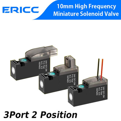 High frequency 10mm miniature solenoid valve air valve knitting machine sock machine control valve 24V12V6V vacuum valve