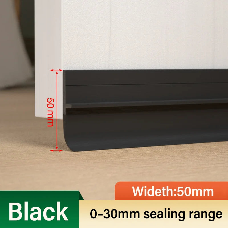 Self-Adhesive Thickened Door Bottom Sealing Strip Thermal Insulation Door Weatherstrip Anti-cold Window Draft Stopper Tape