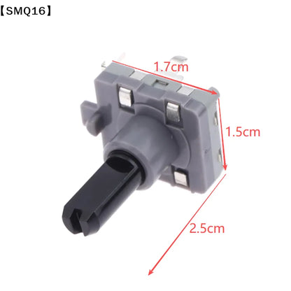 2Pcs EC16 Rotary Encoder 3Pins 360 Degree Infinite Rotation Gear Selection Controller Washing Machine Microwave AccessoriesSMQ