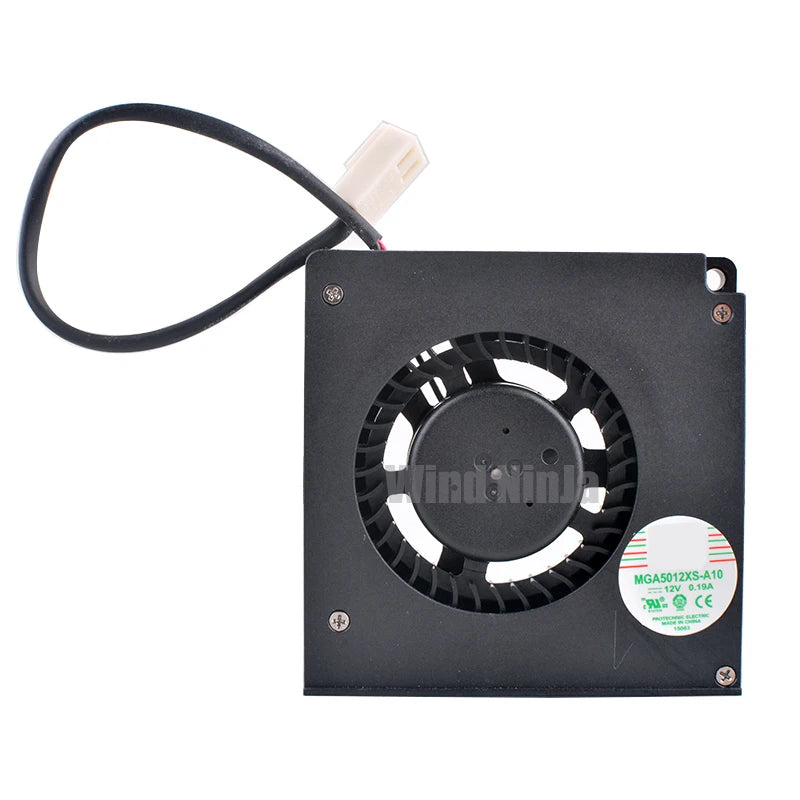 (2Pcs) MGA5012XS-A10 55x55x10mm DC12V 0.19A Ultra Thin Centrifugal Turbine Blower Fan for 3D Printers