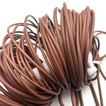 1/3/5M FKM Rubber Strip Dia 2~8mm Fluororubber Sealing Solid Round Strip
