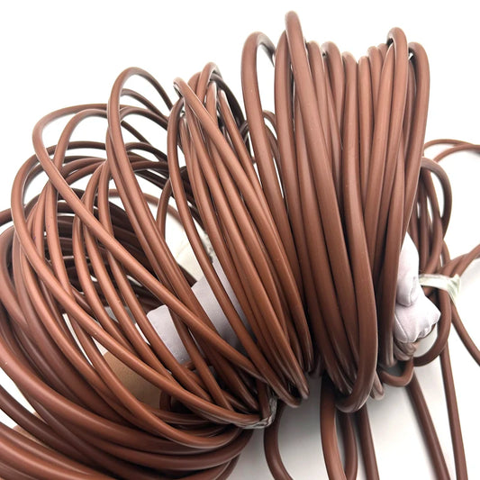 1/3/5M FKM Rubber Strip Dia 2~8mm Fluororubber Sealing Solid Round Strip