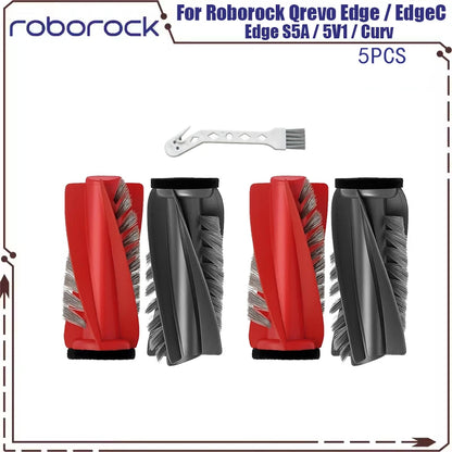 Compatible with Roborock Qrevo Edge / EdgeC / Edge S5A / 5V1 / Curv Vacuum Parts Main Roller Side Brush Hepa Filter Mop Cloth Dust Bag