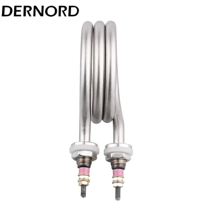 DERNORD Electric Spiral Tubular Heater M12 Water Distiller Heating Element SUS304 Coffee Pipe 600w/800w/1200w/2300w