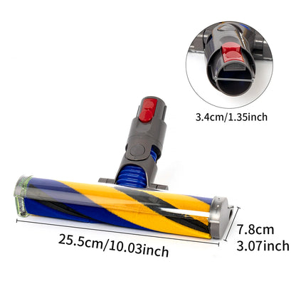 Soft Brush Roller & Brush Head For Dyson Vacuum Cleaner V12 Detect Slim, V15 Detect Slim, V8Slim, V10Slim, SV18, SV20, SV22