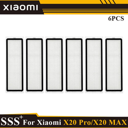 Compatible with Xiaomi Robot Vacuum X20 Max /X20 Pro/ D109GL /D102GL Accessories Main Roller Side Brush, Filter, Mop, Dust Collected Ba