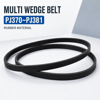 PJ373 Multi Wedge Rubber Drive Belt Conveyor belt PJ370 PJ373 PJ375 PJ376 PJ381 Compatible with Washing Machines And Treadmills