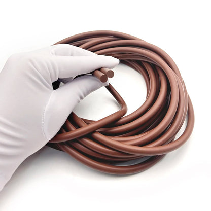 1/3/5M FKM Rubber Strip Dia 2~8mm Fluororubber Sealing Solid Round Strip