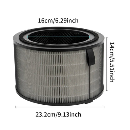 FY3200/30 Air HEPA Filter Compatible with Philips AC3220 AC3210 AC3221 FY3200 Series Air Purifier, Activated Carbon Replacement Filter