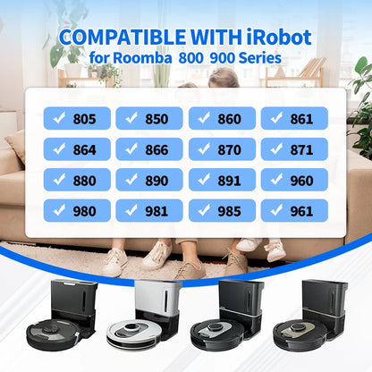 For iRobot Roomba 800 900 Series 860 870 880 890 940 960 966 980 Vacuum Cleaner Roller Brush Wheel Side Brush Hepa Filter Part