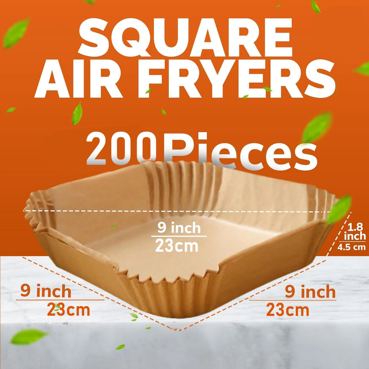 Air Fryer Paper Liners for Ninja Foodi Grill AG301 Grill, AF141 Pro 4-in-1 Disposable Square Parchment Paper