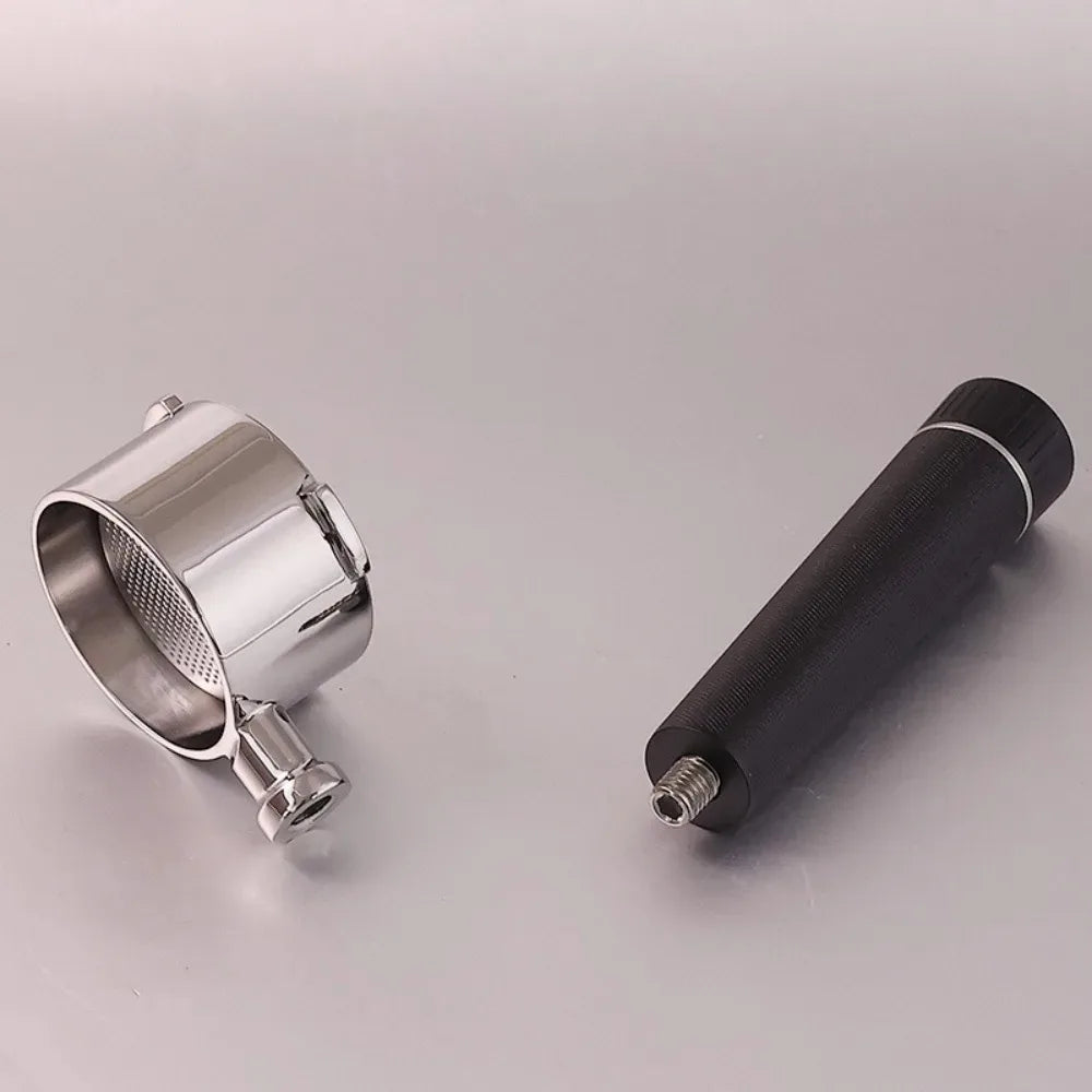 51mm 3-lug Bottomless Portafilter for HiBREW H10B/H11/H8A/H5 Espresso Machine Stainless Steel Coffee Handle Filter Tool