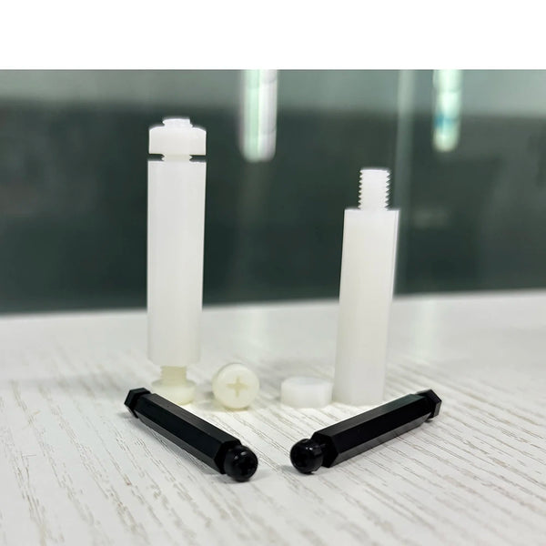 M2 M2.5 M3 M4 M5 M6 Male Female Hex Nylon Standoff Motherboard Spacer Column Rack Spacing Screw Nut Kit PCB Support Black White