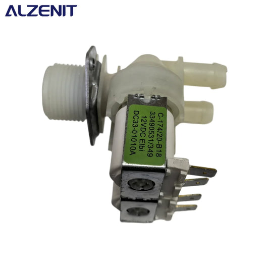 Compatible with Samsung Washing Machine DC33-01010A C-313/21-A35 DC12V Electric Water Inlet Solenoid Valve Washer Replacement Parts