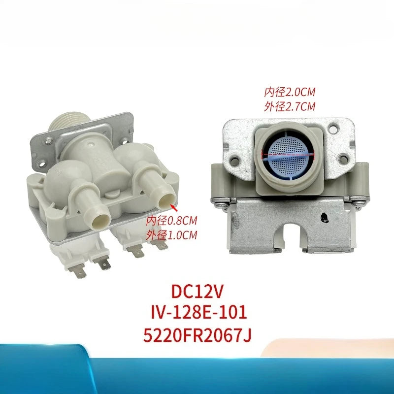 1PC Compatible with washing machine inlet DC solenoid valve switch 5221EN1005K DC12V
