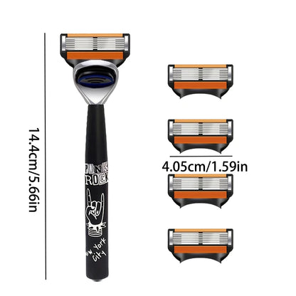 Six-Layer Replacement Razor Cartridges