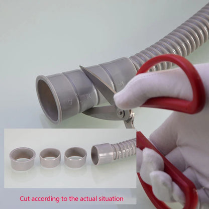 Fully Automatic Washing Machine Drainage Pipe Outlet Pipe Washbasin Dish Basin Lengthening and Extending Downpipe Fittings