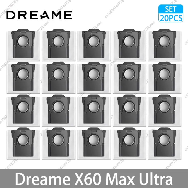 Dreame X60 Max Ultra Accessories Main Side Brush HEPA Filter Mop Cloths Dust Bag Vacuum Cleaner Replacement Spare Parts