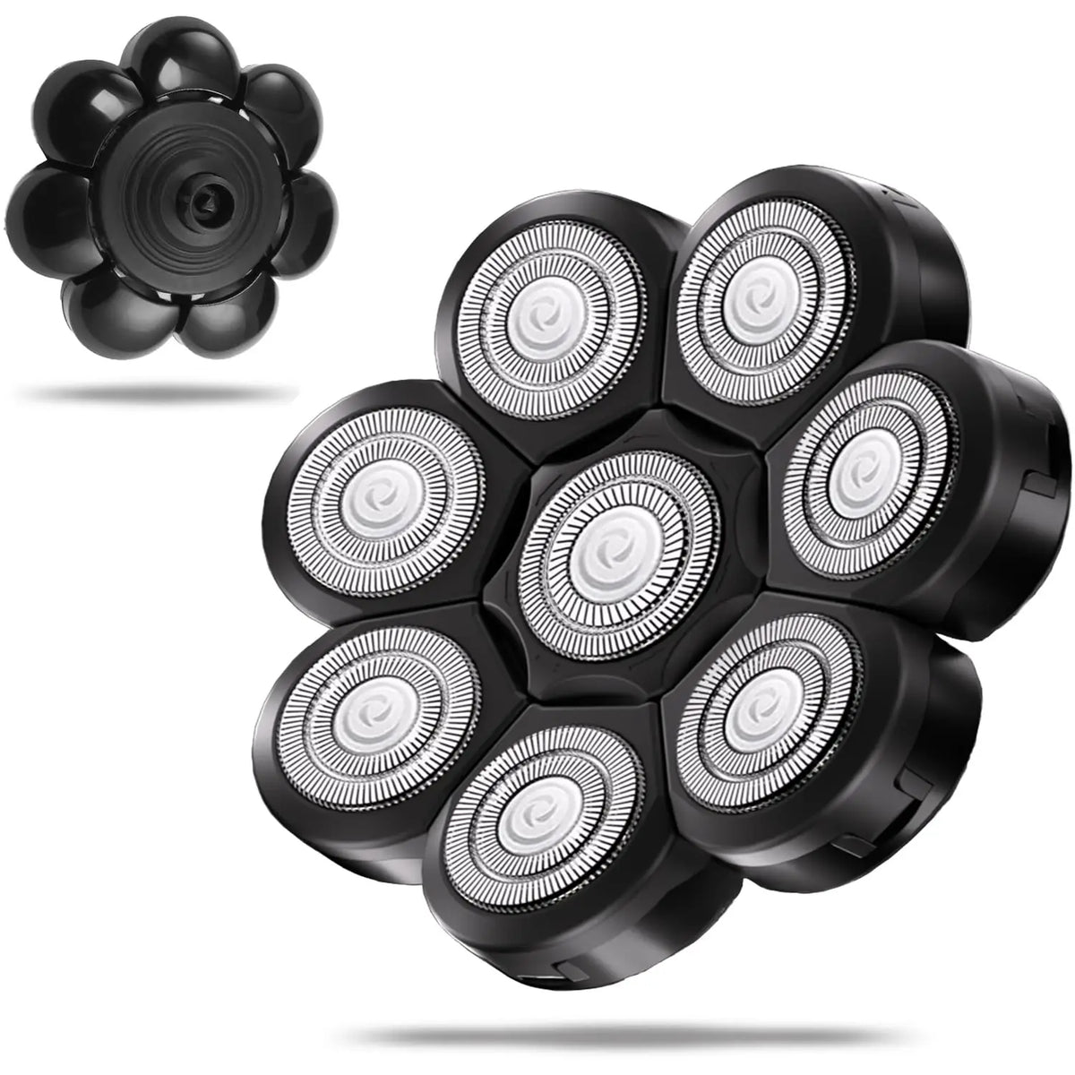 Replacement Head Shaver Replacement Blades, Bald Men Stainless Steel Rotary Blades for Electric Head Razor