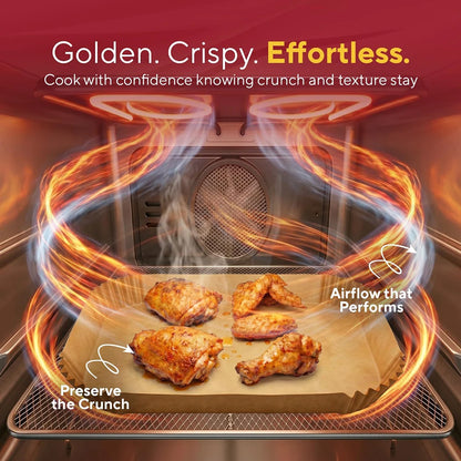 Air Fryer Paper Liners for Ninja Foodi Smart XL Grill Disposable Parchment Liners, Fits FG551, DG551 & IG551, Heat Safe to 428°F