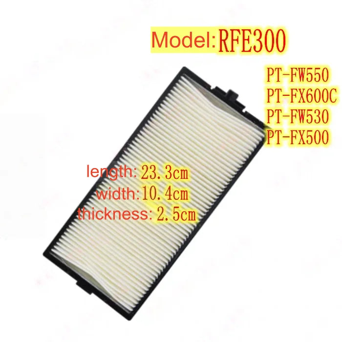 Replacement Projector Air Filter — 100 / ET-RFL200 / RFL300 / RFV200 / RFV500 — Model Options