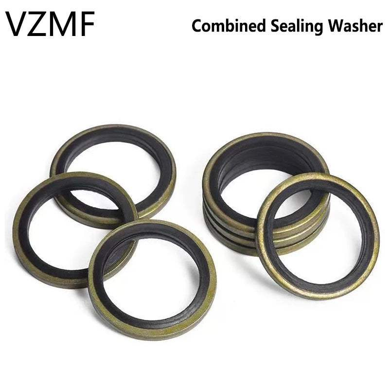 2/5/10/20/PCS Combined seal washer Bonded Seal Sealing Ring Oil Drain Screw M6 M8 M10 M12 M14 M16 M18 M20 M22 M24 M27 M30~60mm