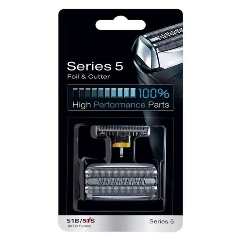 51S Replacement Head Compatible with Braun WaterFlex 5 Electric Shavers 8000 series 8970,8985,8986,8987,550,570