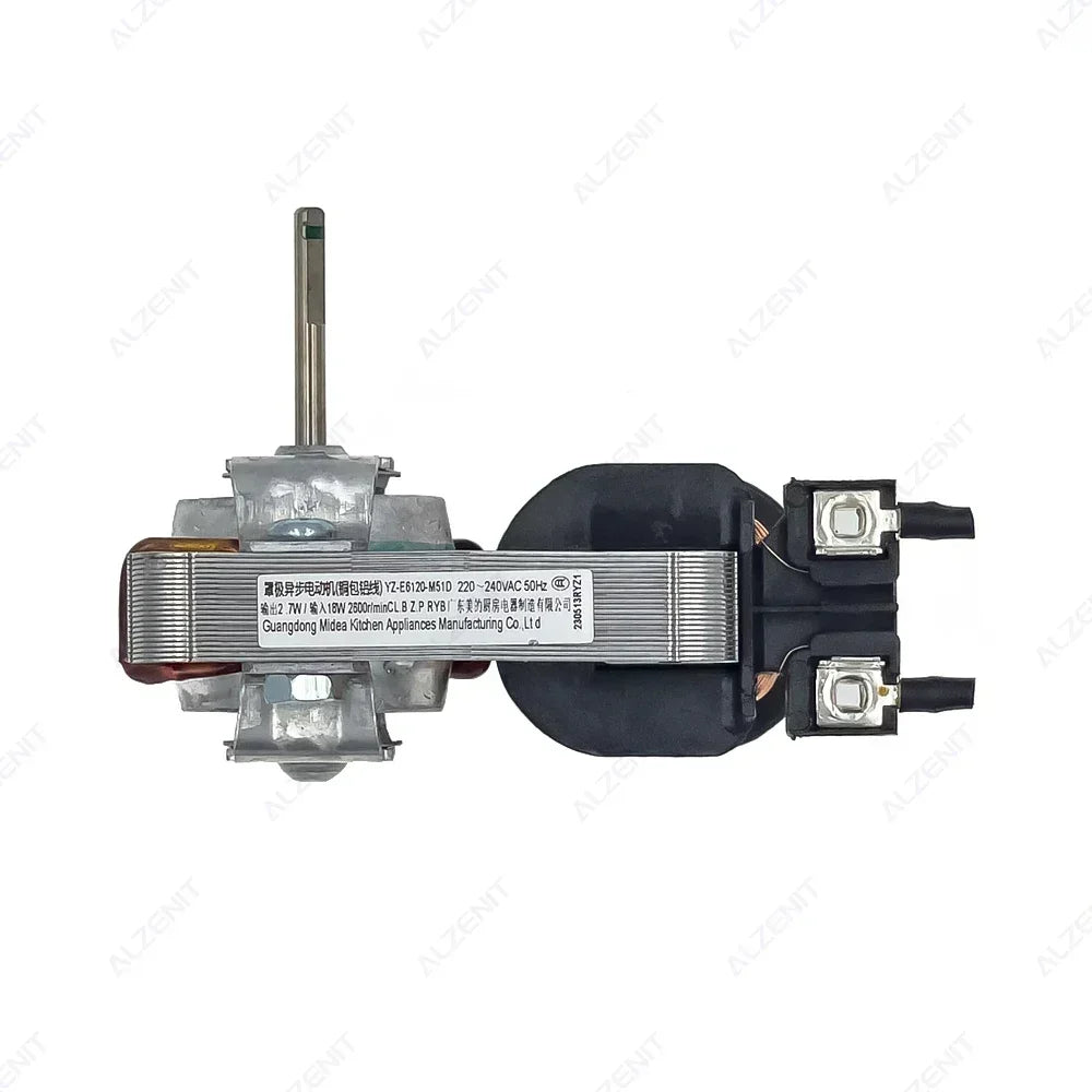 For Midea Microwave Oven Cooling Fan Asynchronous Motor MDT-10CEF 220-240V 18W 2pin YZ-E6120-M51D Parts