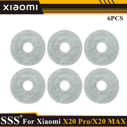 Compatible with Xiaomi Robot Vacuum X20 Max /X20 Pro/ D109GL /D102GL Accessories Main Roller Side Brush, Filter, Mop, Dust Collected Ba