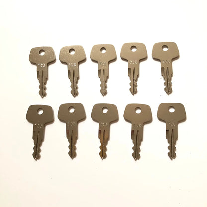 10PC 706 Ignition Key For Liebherr Excavator Fuel Cap Fuel Cap Key Designed For Fuel Cap Car Parts Accessories Автозапчасти