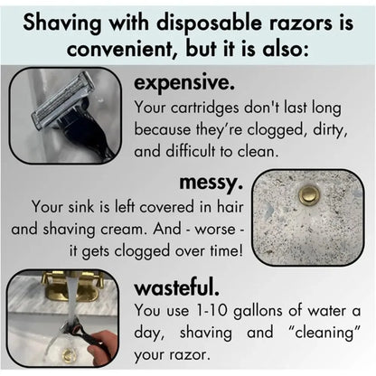 Manual Shaver Cleaning Container