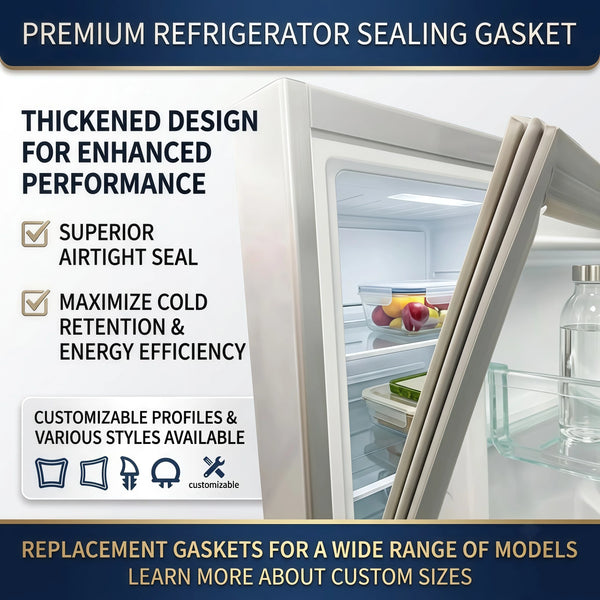 Refrigerator Door Seal — 4M — PVC Magnetic — Custom Size