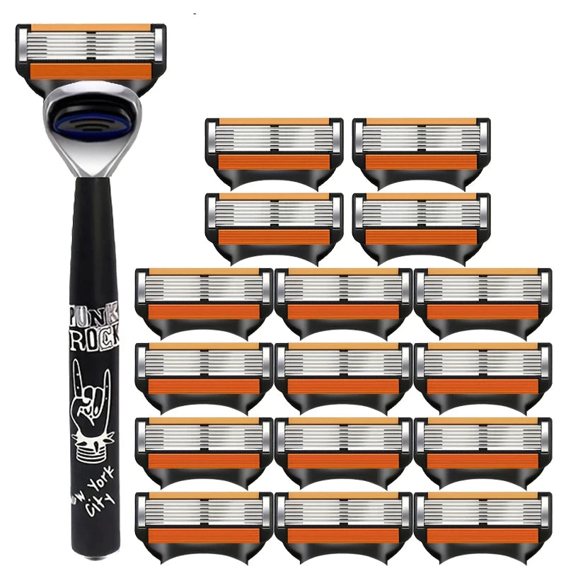 Six-Layer Replacement Razor Cartridges