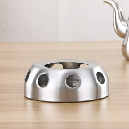 Hollow Teaware Round Teapot Warmer Teapot Stove Stainless Steel Base Heater