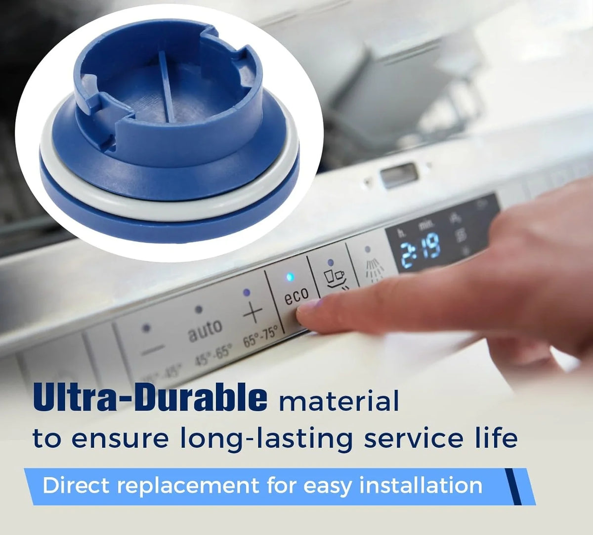 W10524920 Replace Dishwasher Rinse Aid Cap for Whirlpool & KitchenAid Replace W10482848 2684857 PS6883851 AP6022605 PS11755939