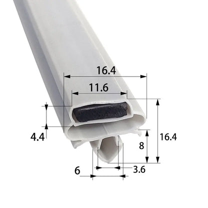 Refrigerator Door Seal — Rubber Magnetic