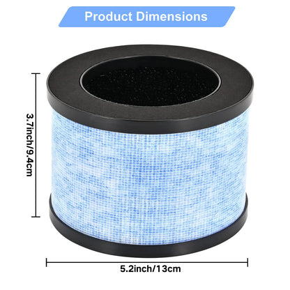 Replacement Filter Compatible with AROEVE MK01 MK06 MG01JH,ToLife TZ-K1,FreAire KN6391 and Kloudi DH-JH01 Air Cleaner Purifier
