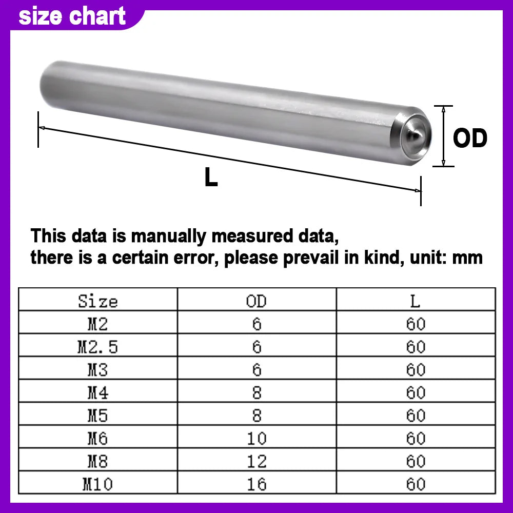 Half Hollow Rivet Nut Punch Manual Press Knocking Crimping Flanging Hand Tool Riveter Machine Punch M2 M2.5 M3 M4 M5 M6 M8 M10