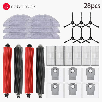 Compatible with Roborock S8/S8+/S8 Pro Ultra Robot Vacuum Cleaner Accessories Main Side Brush Mop Cloth Filter Dust Bag Spare Parts