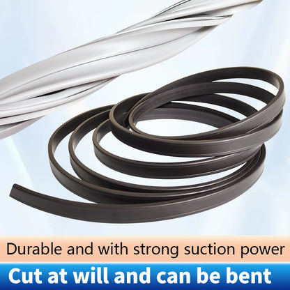 Refrigerator Door Seal — 2.5m Magnetic — Uncut Strip