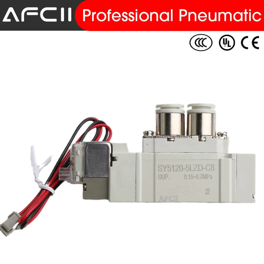 SY3120 SY5120 SY7120 4LZD 5LZD 6LZD Replacement Pneumatic Control Solenoid Valve 5 Port 2 Solenoid Valve SY5120 Valve