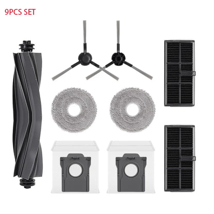 For Dreame L10s Pro Ultra Heat/L10s Ultra Gen 2/X30 Ultra/Mova E30 Ultra Vacuum Cleaner Main Roller Brush Filter Mop Dust Bag