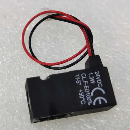 24V DC 1.3W Solenoid Valve Accessory For Sock Machine