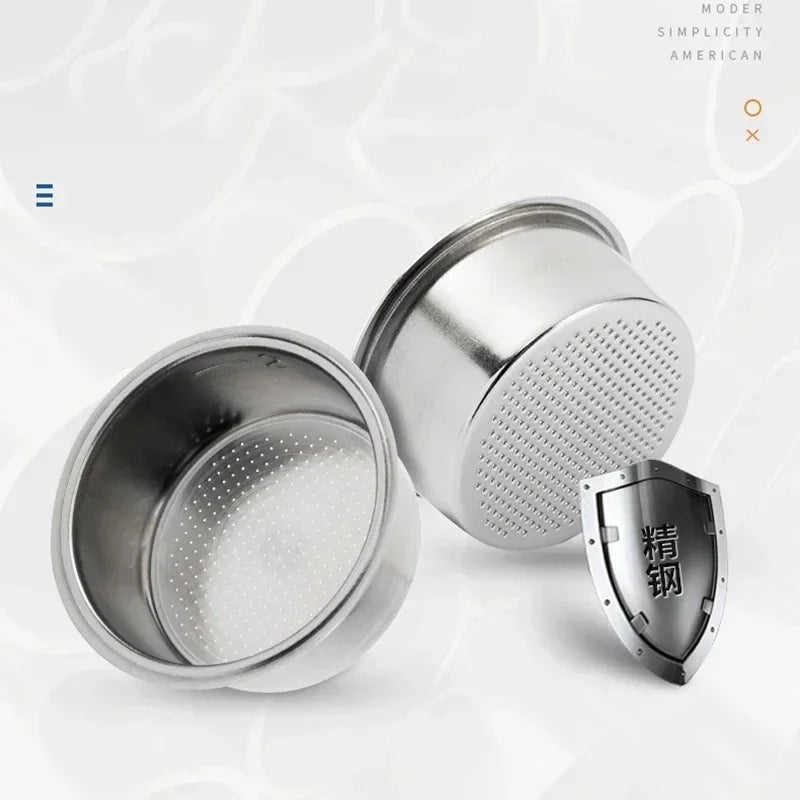 51MM/54MM/58MM Stainless Steel Coffee Filter Basket For Delonghi Breville Cafe Machine Dripper Portafilter Coffee Maker Strainer