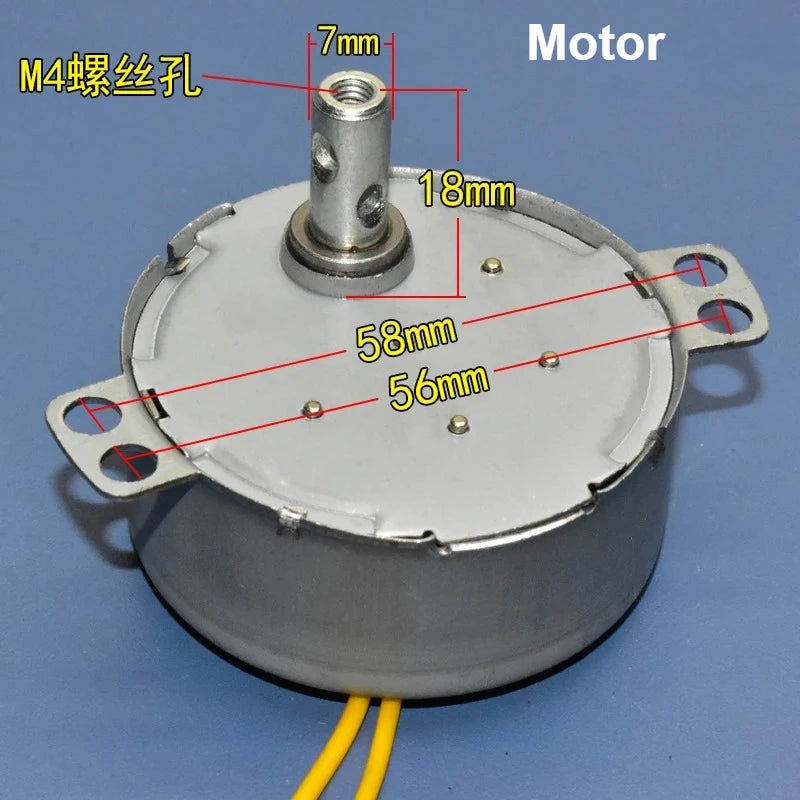 Remote Control Wall Fan Floor Fan Table Fan Oscillating Synchronous Motor 220V Motor 2.5/5/8/12/30 RPM